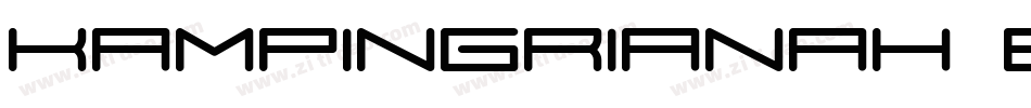 KampIngrianaH Bold字体转换